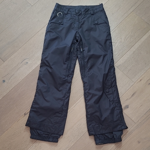 Obermeyer Snow Pants Women's sz 2 Black Method Shell Ski/Snowboard Pants - Picture 2 of 16